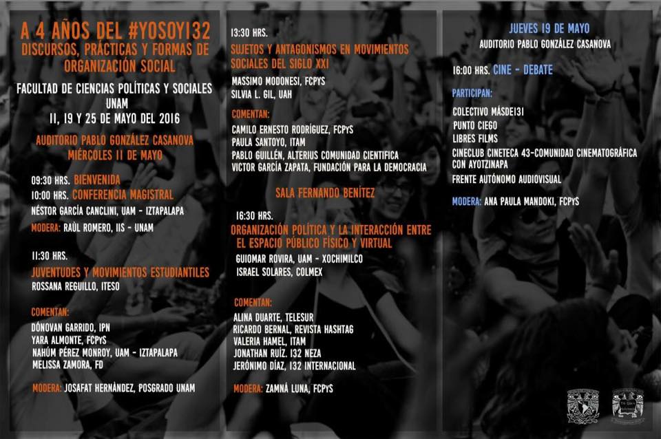 Evento a 4 años del&nbsp;#YoSoy132