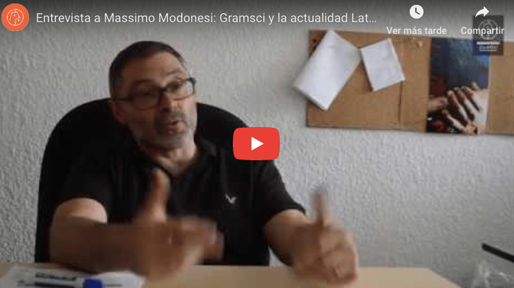 Entrevista sobre procesos políticos latinoamericanos en perspectiva&nbsp;gramsciana
