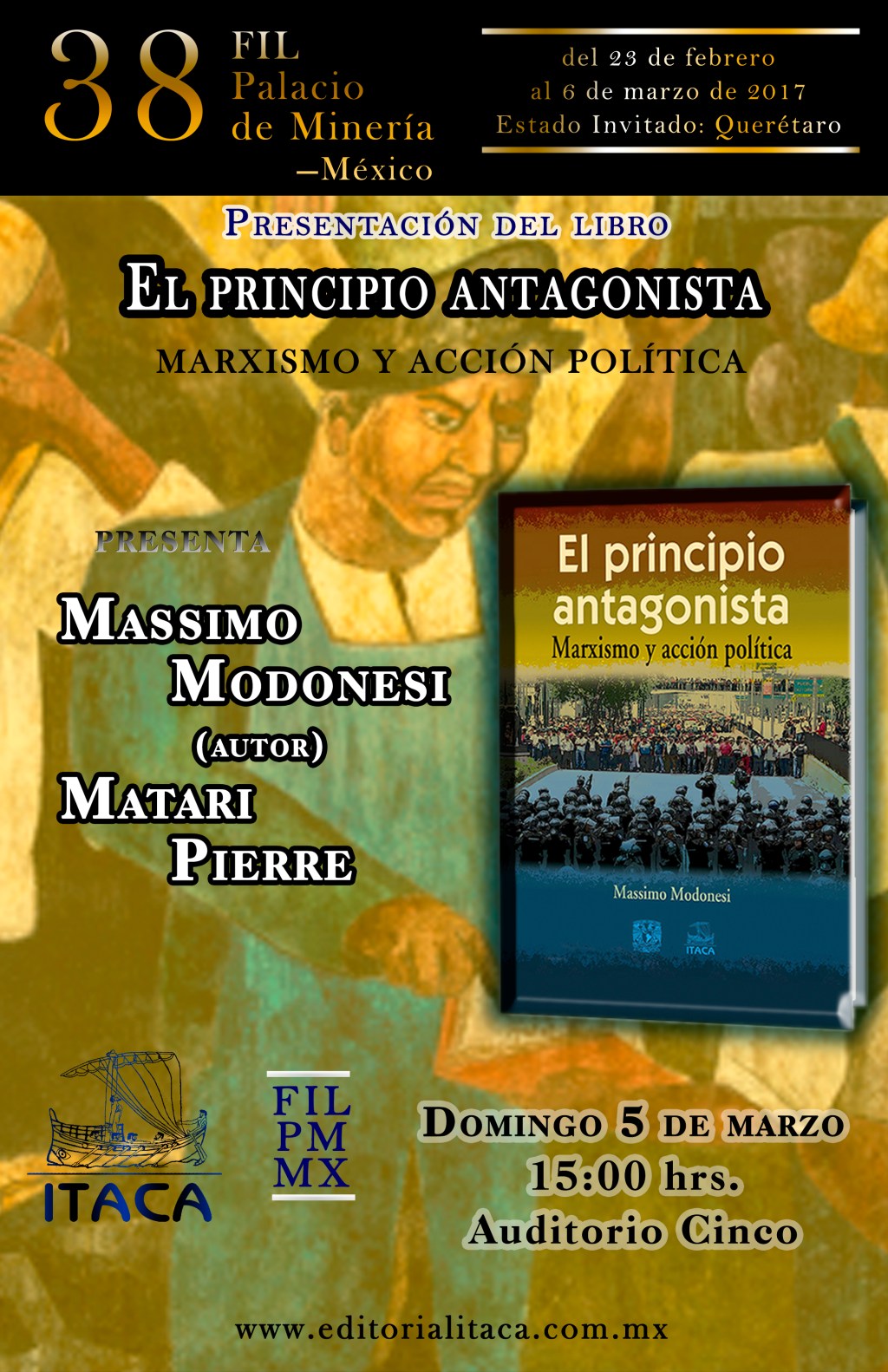 Presentación de El principio antagonista en la Feria de&nbsp;Minería