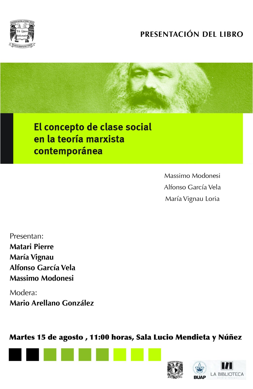 Presentación libro sobre concepto de clase social en el marxismo&nbsp;contemporáneo