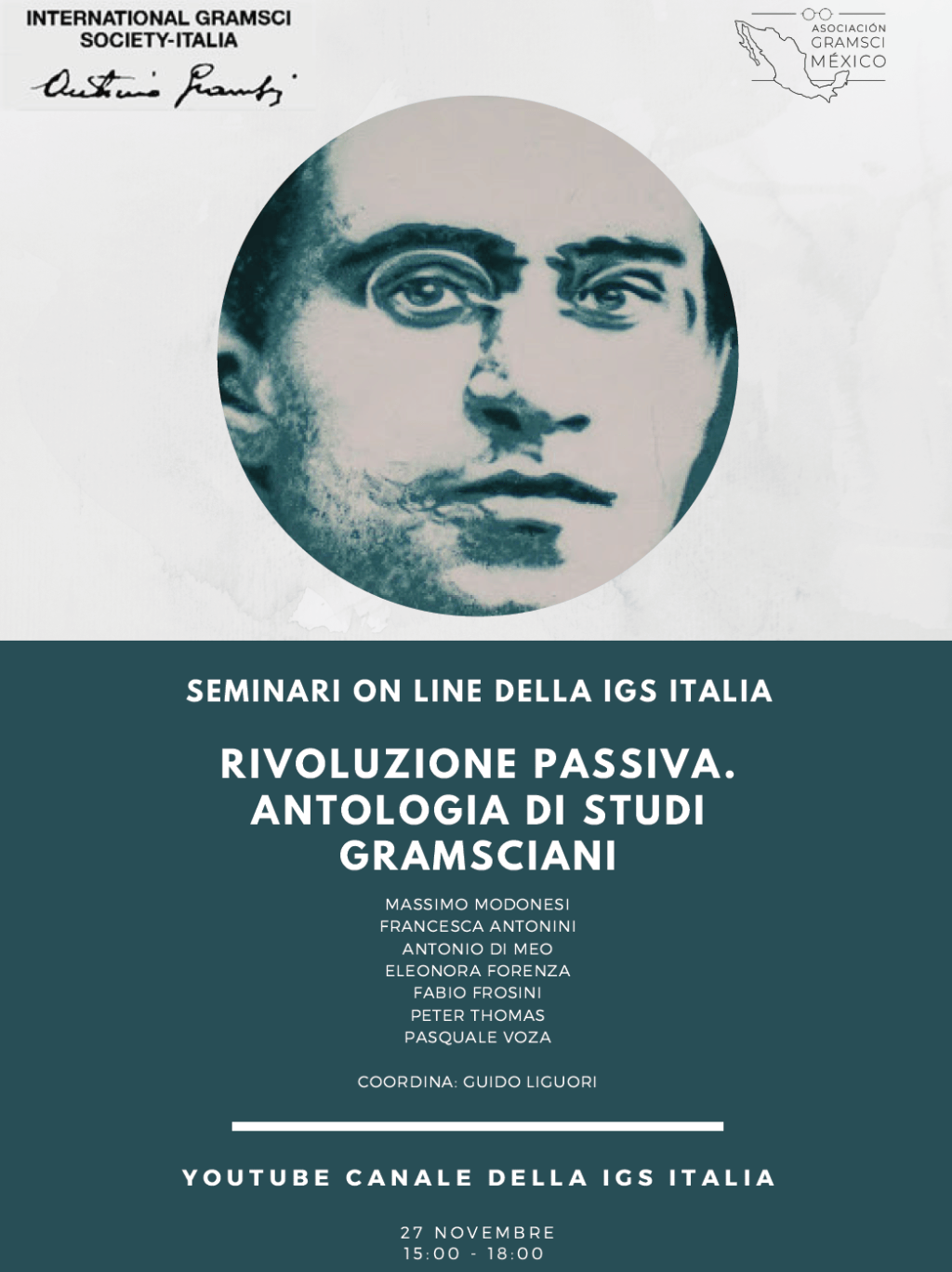 Presentación de libro: Rivoluzione passiva. Una an tologia di studi&nbsp;gramsciani