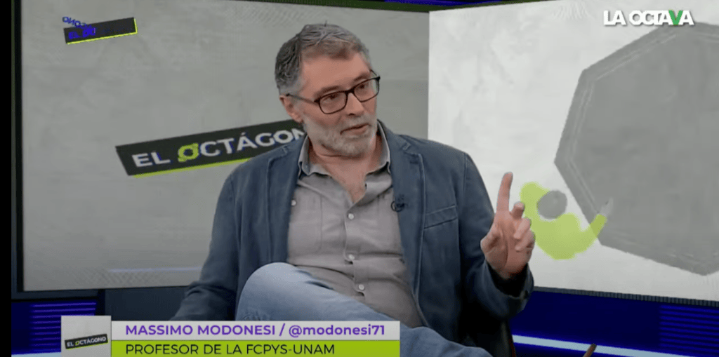 Presentación de México izquierdo en El Octágono (Canal&nbsp;8)