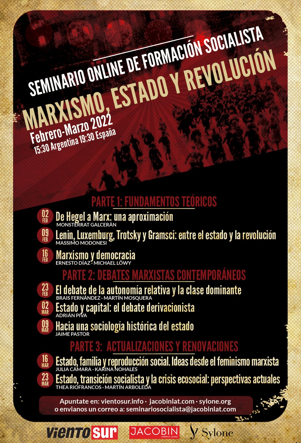 Seminario Marxismo, Estado y&nbsp;revolución