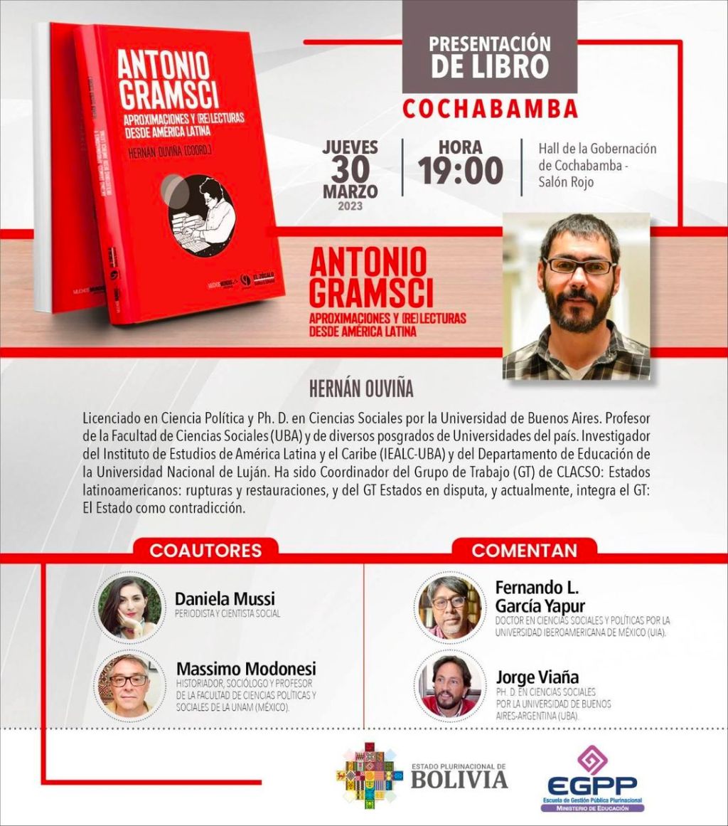 Presentación del libro de Hernán Ouviña, Antonio&nbsp;Gramsci