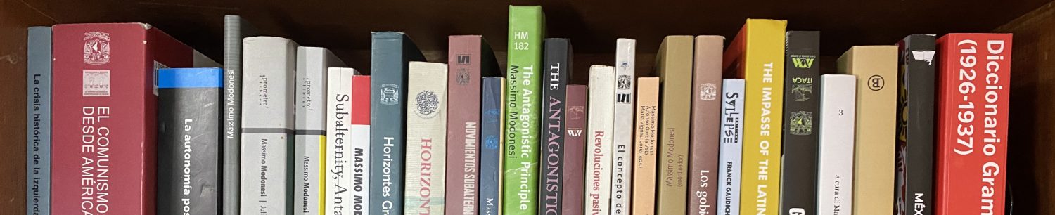 Libros de Massimo Modonesi