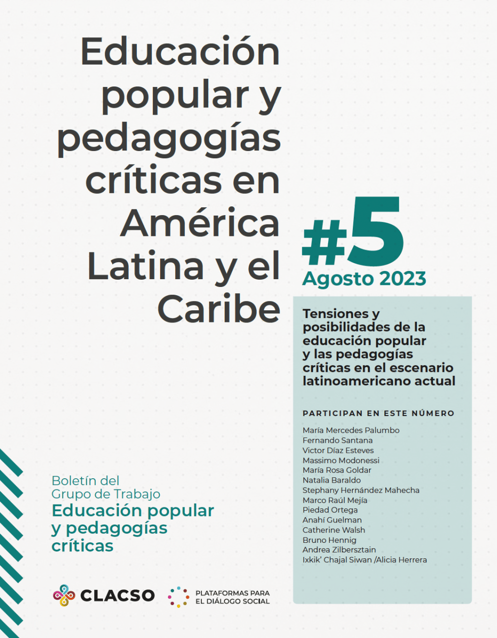 Entrevista sobre autonomía y educación popular en Cuaderno del GT de&nbsp;CLACSO