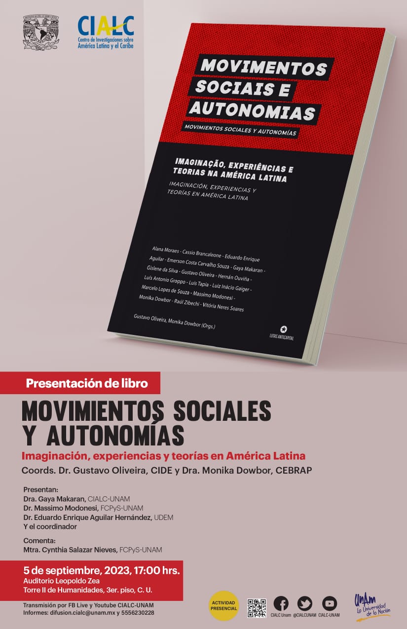 Presentación libro sobre Movimientos sociales y&nbsp;autonomías