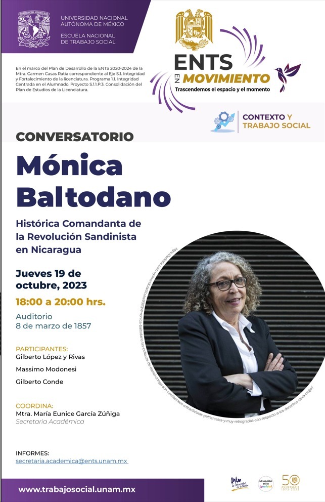 Conversatorio con la comandanta sandinista Mónica&nbsp;Baltodano