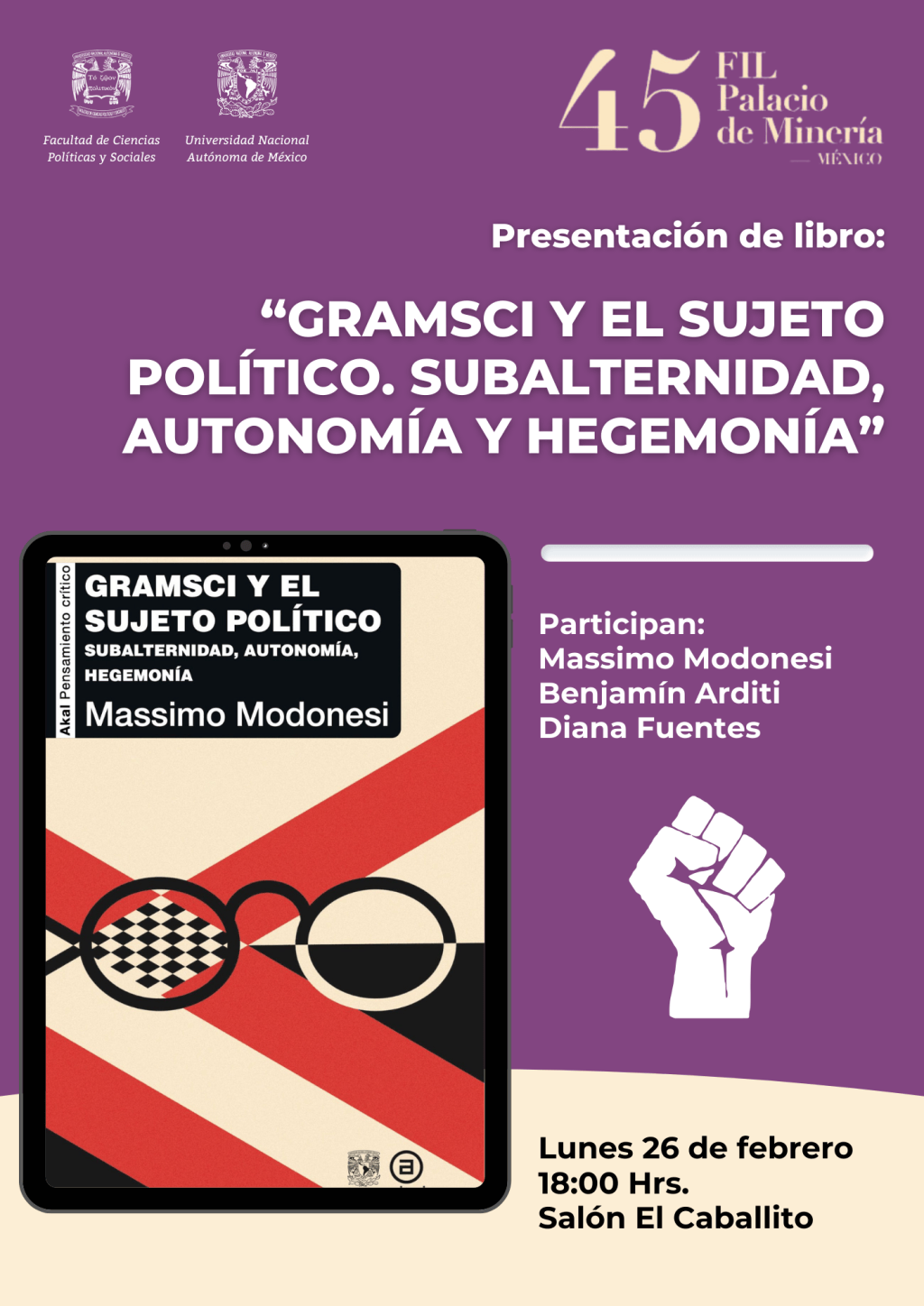 Presentación Gramsci y el sujeto político. Subalternidad, autonomía y&nbsp;hegemonía